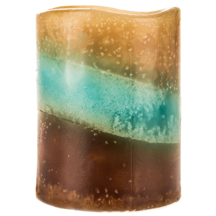Beach House Layered LED Pillar Candle Hobby Lobby